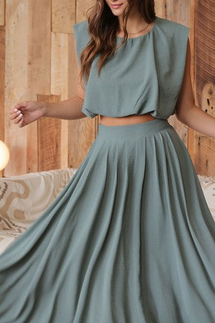 Cambri Pleated Skirt